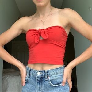 Urban Outfitters Tie Tube Top